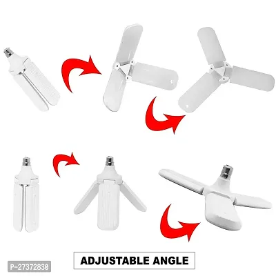 Bright Foldable Fan Led Blade Bulb Angle Adjustable Home Ceiling White Light-thumb3