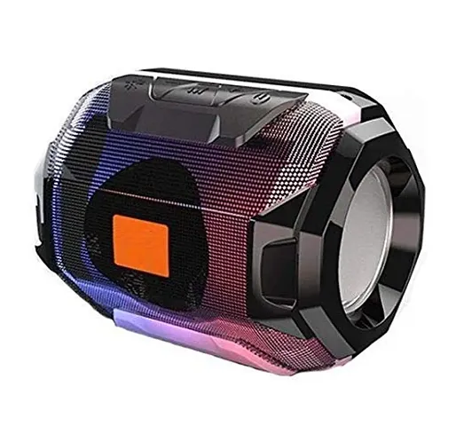 Wireless Bluetooth Speakers A005 Stereo Audio deep bass Portable Rechargeable Splash/Waterproof Flashing LED Light Best Wireless/Gaming/Outdoor/Home Audio Bluetooth Speaker/Speakers with tf/FM Slot /0