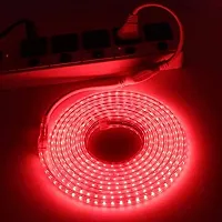 3 Meter LED Rope Light for Decoration- Waterproof Decorative Lights,Cove Light for Ceiling | LED Pipe Light for Home Decor | Led Strip Lights for Diwali Decoration,Birthday,Christmas (Red)-thumb3