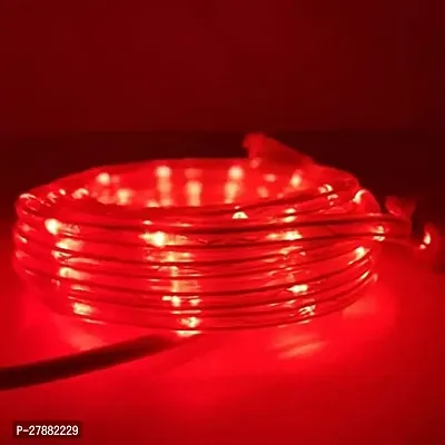 3 Meter LED Rope Light for Decoration- Waterproof Decorative Lights,Cove Light for Ceiling | LED Pipe Light for Home Decor | Led Strip Lights for Diwali Decoration,Birthday,Christmas (Red)-thumb3