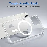 iPhone 14 | Compatible for iPhone 14 Back Case Cover | Scratch-Resistant Back Case Cover | Clear-thumb1
