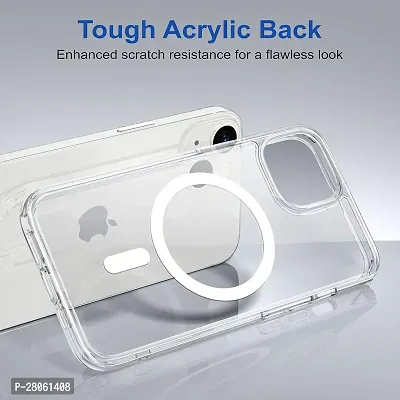 iPhone 14 | Compatible for iPhone 14 Back Case Cover | Scratch-Resistant Back Case Cover | Clear-thumb2
