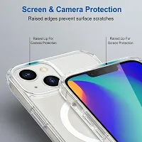 iPhone 14 | Compatible for iPhone 14 Back Case Cover | Scratch-Resistant Back Case Cover | Clear-thumb2