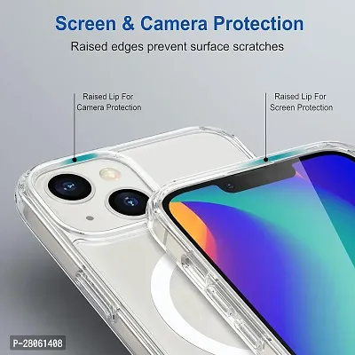 iPhone 14 | Compatible for iPhone 14 Back Case Cover | Scratch-Resistant Back Case Cover | Clear-thumb3