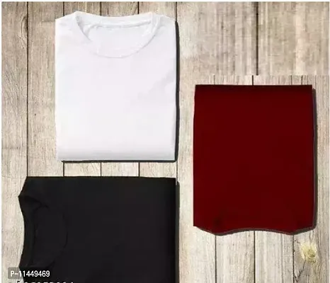 Classic Cotton Blend Tshirt For Men Pack Of 3