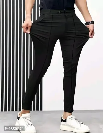 Trendy black trouser for men-thumb0
