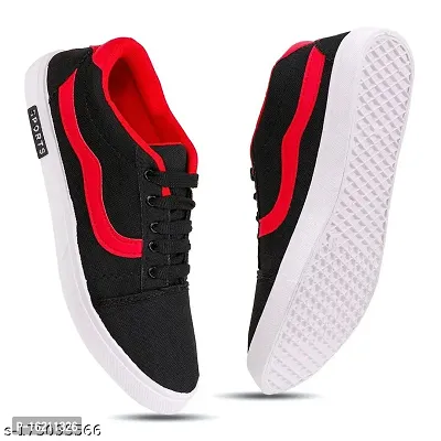 WALK HIGHER Mesh |Lightweight| Comfort| Summer| Trendy| Walking| Outdoor| Daily Use Running Shoes For Men  (Black)-thumb3