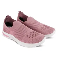 WALK HIGHER Latest Sports Shoes for Women's Light Weight and Comfortable Walking Shoes For Women (Pink)-thumb3