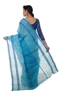 Designer Traditional Pure Cotton Tant (Pink/Blue) Saree for Women-thumb2