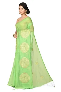 martliner Designer Zari Embroidered Handloom Saree for Women-thumb1