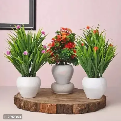 Bonsai Wild Artificial Plant With Pot 17 Cm, Multicolor