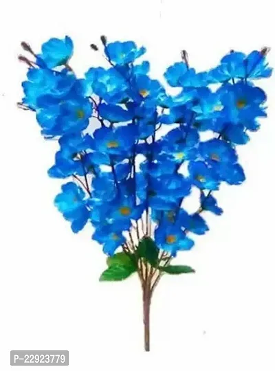 Blue Orchids Artificial Flower 22 Inch, Pack Of 1, Flower Bunch