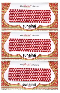 Sunaina Bridal Collection Red Bindi For Women  Girls (Size-2) (5MM)-thumb1