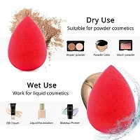 Sunaina Sponge Beauty Blenders Soft Sponge for Liquid Foundation Creams used For Makeup Blending Eyes Makeup Face Powder Sponge (Pack of 1) (Color May Vary)-thumb1