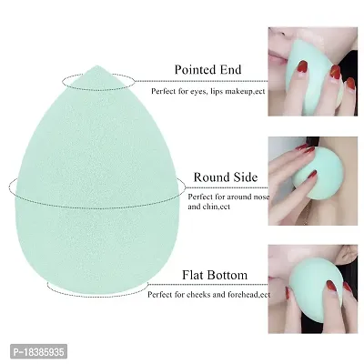 Sunaina Teardrop Sponge, Beauty Blender used For Makeup Blending  Foundation Application, Streak Free Full Coverage Finish sponges (Colour May Vary) (Pack of 1)-thumb2