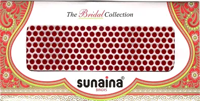 Sunaina Bridal Collection Maroon Bindi for Women  Girls (Size-2) (6MM)-thumb1