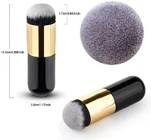 Sunaina Makeup Brush Foundation Cosmetic Face Powder, Blush Black Brush (Pack of 1)-thumb1