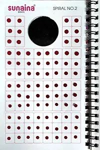 SUNAINA (original) Spiral Mini size Multicolour/Black/Red/Maroon Colour KUMKUM Bindi Book For Women-thumb2