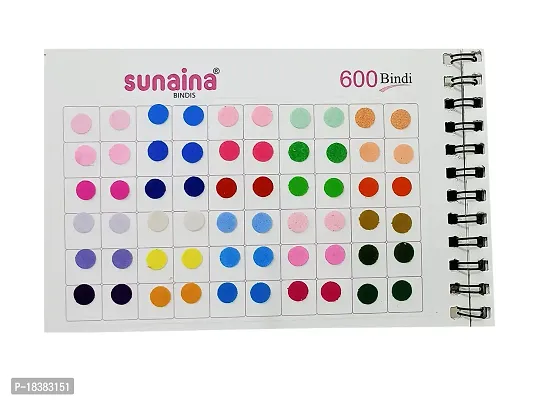 Sunaina (original) New Spiral Pastel Multicolor||Red||Maroon Kumkum Forhead Plain Sticker Bindi With Different Size Bindiya Spiral bindi for Women  Girls (Pack of 600 Bindi)-thumb5