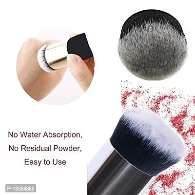 Sunaina Makeup Cosmetic Foundation/Blusher Brush Face powder Brush for Personal/Professional Use (Pack of 1) (Black)-thumb3