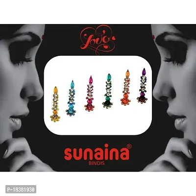 Sunaina New Love Collection Long Designer Bindis for Women  Girls [Pack of 3]-thumb2