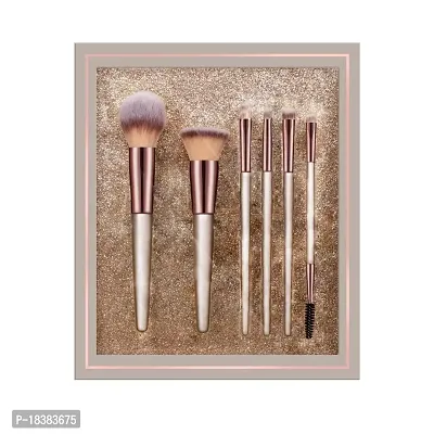 Sunaina Makeup Brushes 6 Pcs Soft Bristle Makeup Brushes for foundation, powder, cream, contour, blush brush makeup tool kit