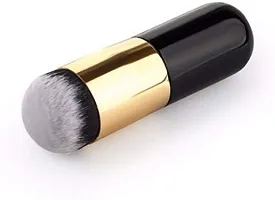 Sunaina Makeup Cosmetic Foundation/Blusher Brush Face powder Brush for Personal/Professional Use (Pack of 1) (Black)-thumb1