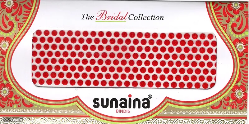 Sunaina Bridal Collection Red Bindi For Women  Girls (Size-2) (5MM)