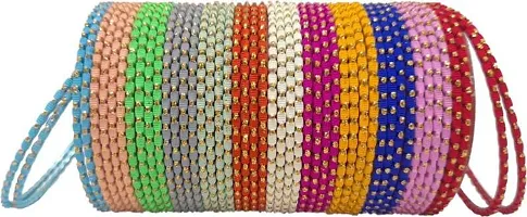 Beautiful Shinning Traditional Multicolor Bangles set for Girls And Women (Pack Of 48 Bnagles) (2.8)-thumb2