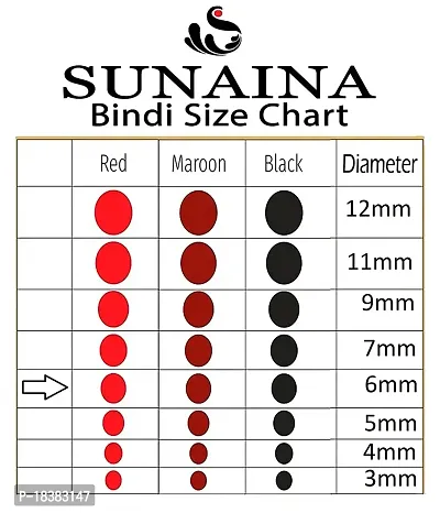 Sunaina Double Shade Matching Plaza Multicolor Round Bindis for Women  Girls (Size-4 (6MM))-thumb3