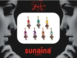 Sunaina New Love Collection Long Designer Bindis for Women  Girls [Pack of 3]-thumb3