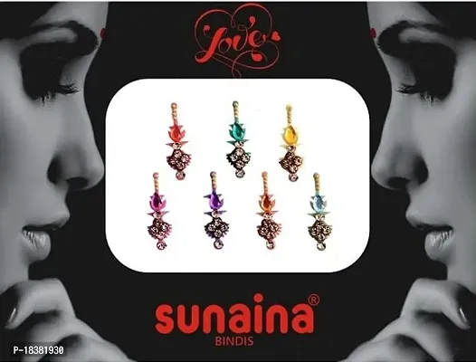 Sunaina New Love Collection Long Designer Bindis for Women  Girls [Pack of 3]-thumb4