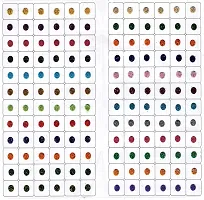 Sunaina Colorz Multicolor Bindis Glitter Round Velvet Tikka Bindiya Shining Sparkle Colorful Chamki Sticker Kumkum Bindi For Women  Girl Girls (24 Color shades in 144 Bindi Book) {Size-3 (6mm)}-thumb1