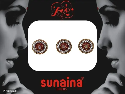 Sunaina New Love Collection Mix Design Bindis For Women  Girls [Pack OF 3]-thumb2