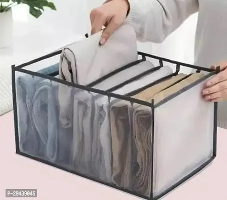 Stylish Solid Non Woven Cloth Storage Bag-thumb0