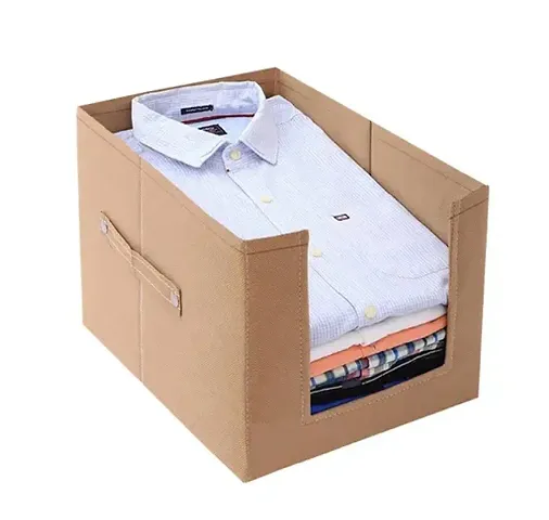 Stylish Solid Non Woven Cloth Storage Bag