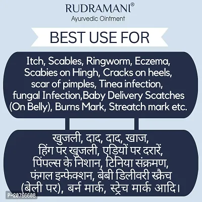 Rudramani Ayurvedic  Malam For Anti Dad Khaj khujli Skin fungal Infection, itching, Skin Tretment, Ringworm, Eczema, Burn Mark, Foot Crack Care 25G-thumb4