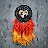 Gift Decore Customized/Personalized Dream Catcher for Love, Wall Hanging, Car Hanging, Home D?cor, Bedroom, Gift, Party, Couple, Decoration,Valentine Day, Decorative (20X50 Cm Large)-thumb1