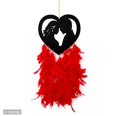 Gift Decore Couple Design Dream Catcher for Love, Wall Hanging, Home D?cor, Bedroom, Gift, Party, Couple, Decoration,Valentine Day, Decorative (20X50 CM Large)-thumb0