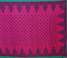 Stylish Pink Pure Silk Saree With Blouse Piece For Women-thumb2