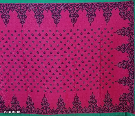 Stylish Pink Pure Silk Saree With Blouse Piece For Women-thumb3