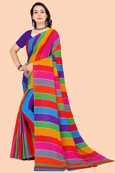 Stylish Art Silk Saree with Blouse piece