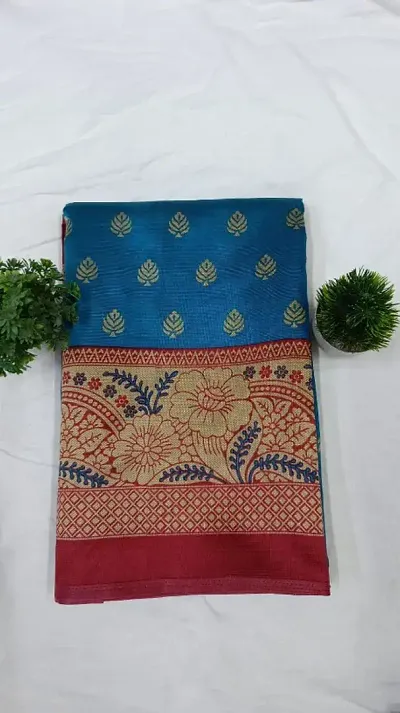 Art Silk Saree With Blouse Piece