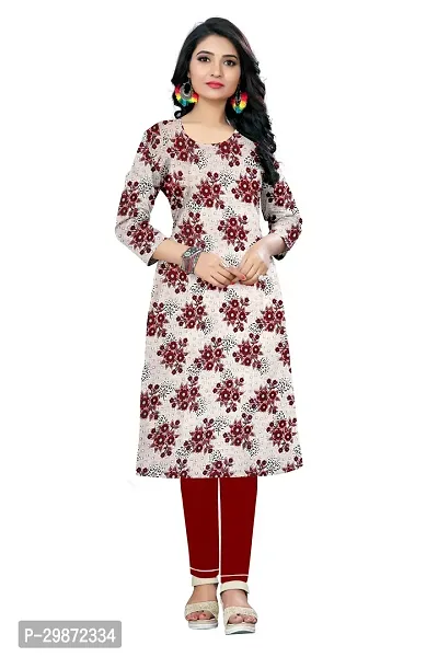 Stylish Multicoloured Crepe Kurta For Women-thumb0