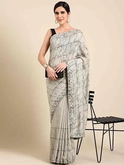 Stylish Art Silk Saree with Blouse piece For Women