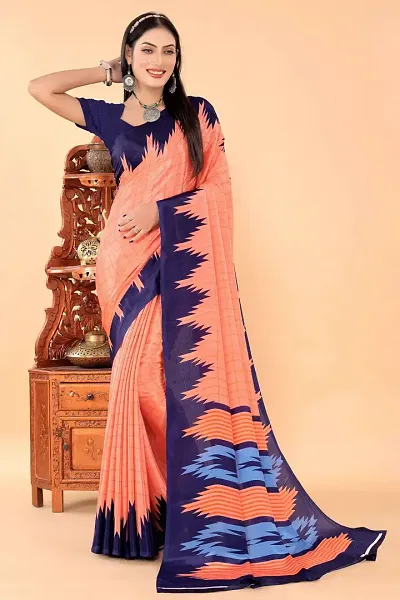 New In Pure Silk Saree with Blouse piece 