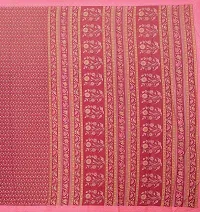 Stylish Pink Georgette Saree With Blouse Piece For Women-thumb2