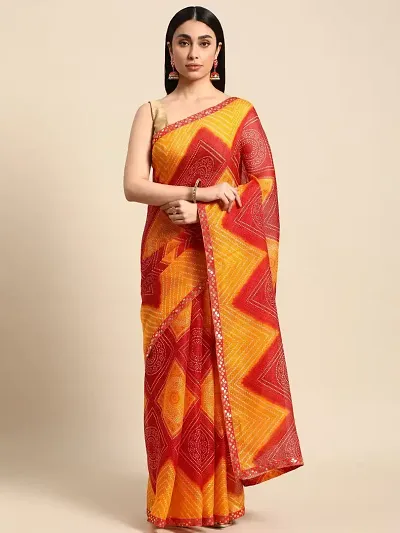 Glamorous Pure Silk Saree with Blouse piece 