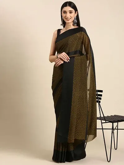 Must Have Brasso Saree with Blouse piece 