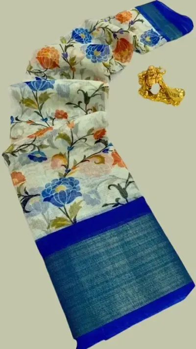 Art Silk Saree With Blouse Piece